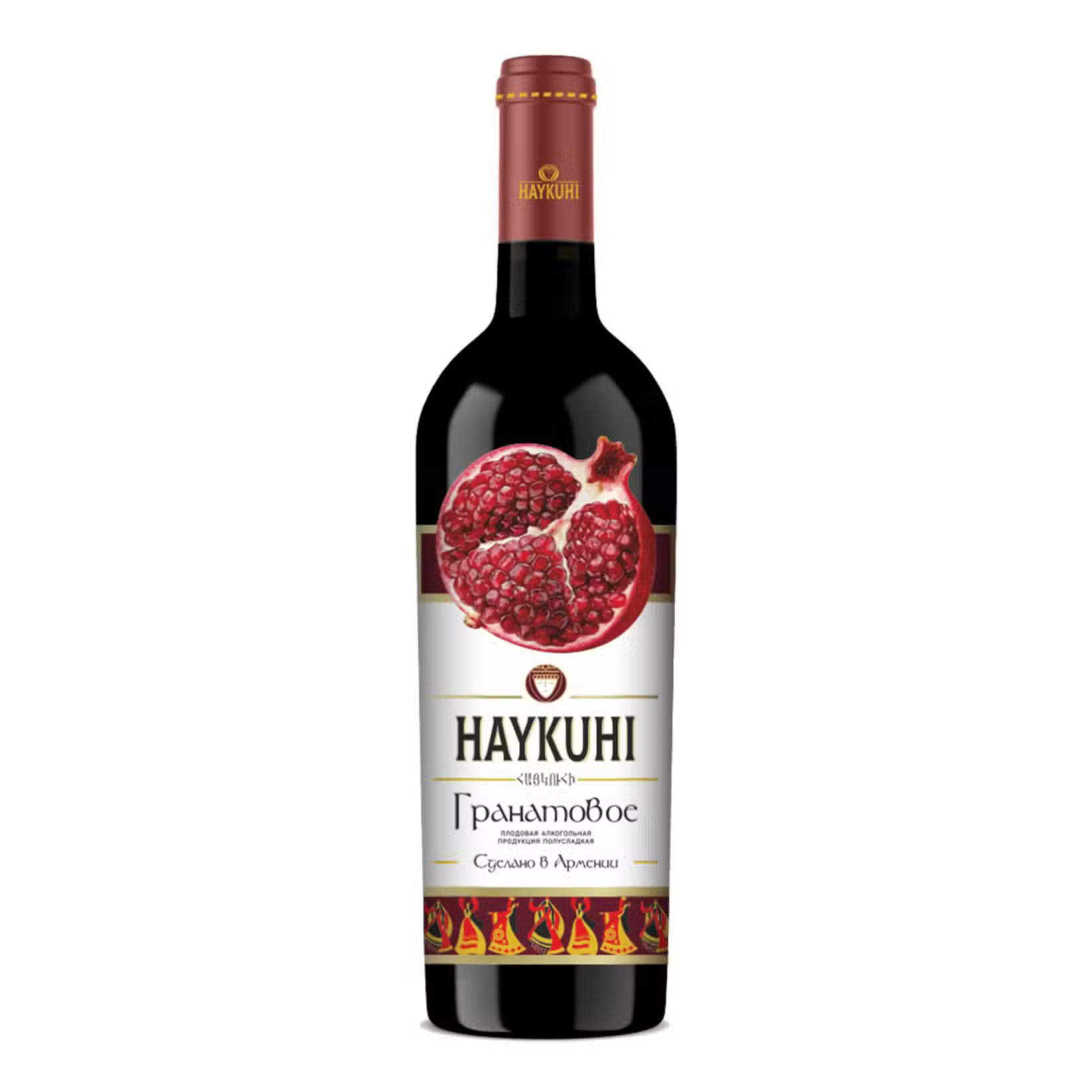 Вино Haykuhi Гранатовое красное полусладкое